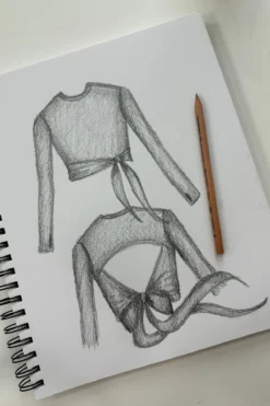 Bow Back Long Sleeve - Heather Grey 9 Bow Back Long Sleeve - Heather Grey -Popflex Store BowBackLongSleevesketchpopflex 1 749d3828 4f98 4a0e 81b8 1baaedfe0c80