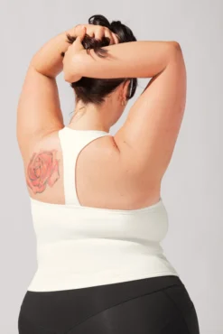 Audrey Tank - Coconut Cream -Popflex Store BrookeOutfit8 38804 Edit