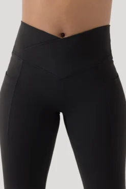 Crisscross Hourglass® Flared Leggings With Pockets - Black 15 Crisscross Hourglass® Flared Leggings With Pockets - Black -Popflex Store CCHG Flare C1030 2229 2
