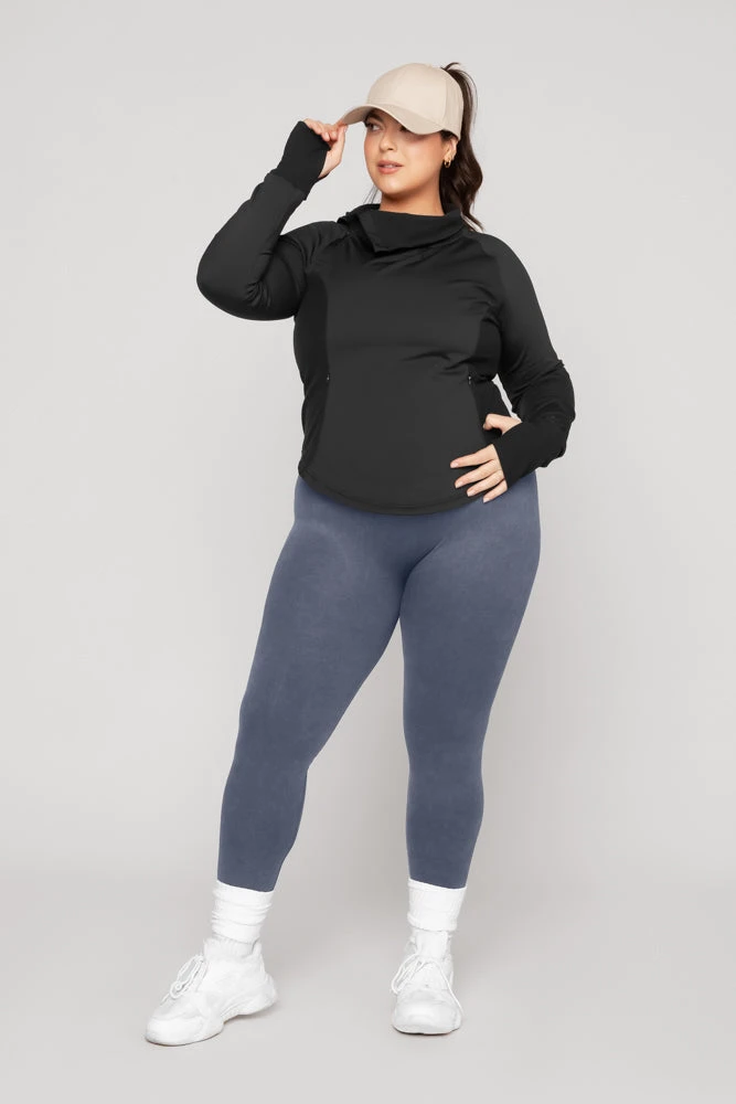 Chasing Pavements Mockneck Pullover - Black 7 Chasing Pavements Mockneck Pullover - Black - Image 7