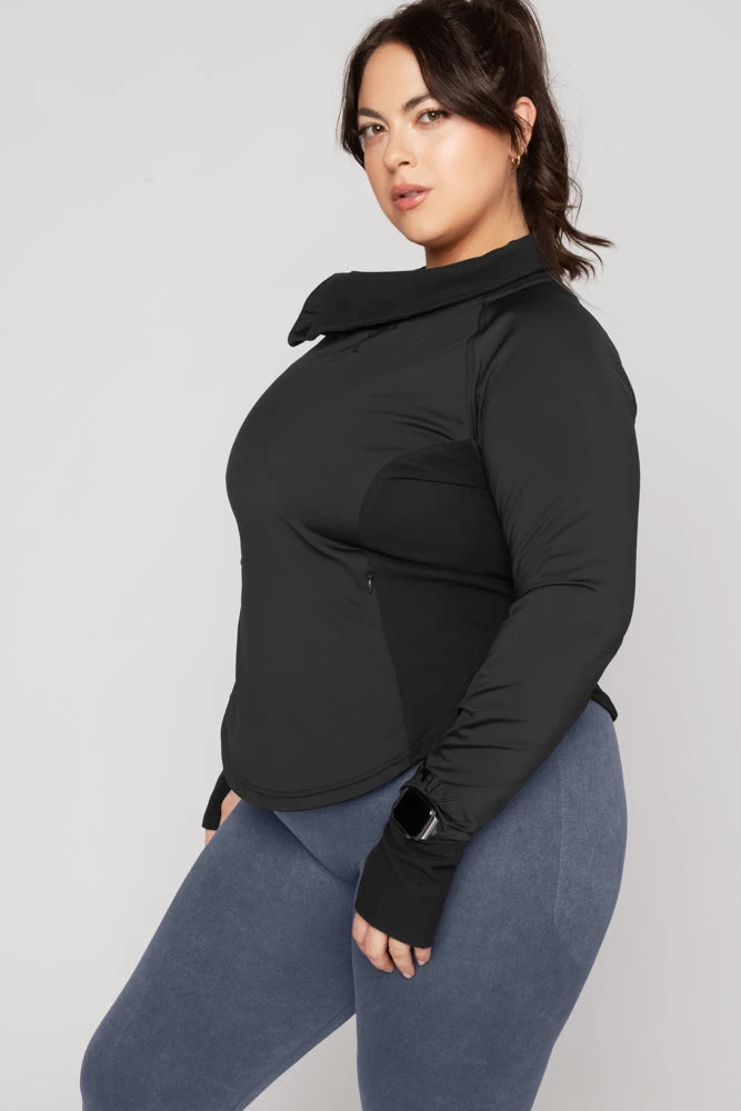Chasing Pavements Mockneck Pullover - Black 10 Chasing Pavements Mockneck Pullover - Black - Image 10