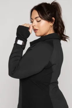 Chasing Pavements Mockneck Pullover - Black 13 Chasing Pavements Mockneck Pullover - Black -Popflex Store ChasingPavementsLongSleeveRunningTop Black B1003 03535 Edit