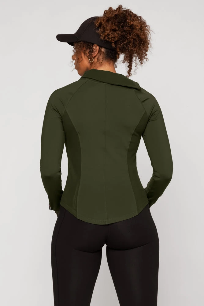 Chasing Pavements Mockneck Pullover - Evergreen 9 Chasing Pavements Mockneck Pullover - Evergreen - Image 9