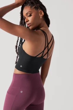 Cleo Corset Crop Bralette - Black -Popflex Store CleoCropBraBlack A1003 0728 Edit