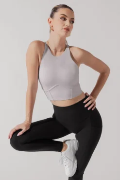 Cleo Corset Crop Bralette - Smoky Lilac -Popflex Store CleoCropBraSmokyLilac A1003 0739 Edit