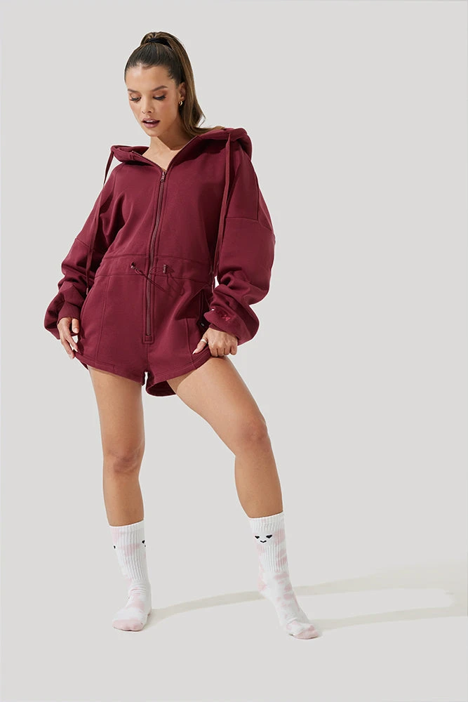 Cloud Romper - Red Wine 7 Cloud Romper - Red Wine - Image 7