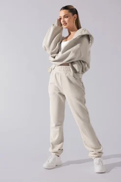 Cloud Rollover Sweatpant - Seashell -Popflex Store Cloud Sweatpants Seashell 3033 0007