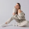 Cloud Rollover Sweatpant - Seashell