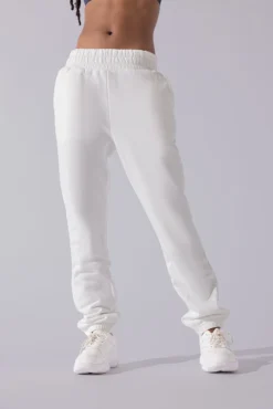 Cloud Rollover Sweatpant - White -Popflex Store Cloud Sweatpants White 3033 0032