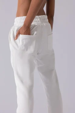 Cloud Rollover Sweatpant - White -Popflex Store Cloud Sweatpants White 3033 0087