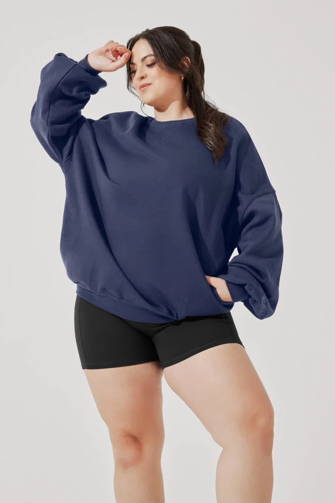 Cloud Crewneck Sweater - Academic Navy 9 Cloud Crewneck Sweater - Academic Navy - Image 9