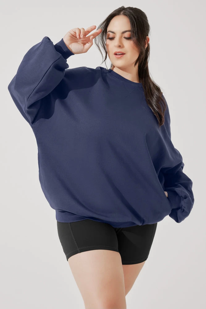 Cloud Crewneck Sweater - Academic Navy 1 Cloud Crewneck Sweater - Academic Navy