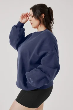 Cloud Crewneck Sweater - Academic Navy 15 Cloud Crewneck Sweater - Academic Navy -Popflex Store CloudCrewSweater AcademicNavy E1015 4100 Edit