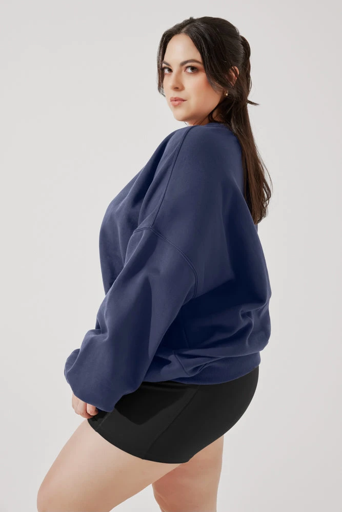 Cloud Crewneck Sweater - Academic Navy 4 Cloud Crewneck Sweater - Academic Navy - Image 4