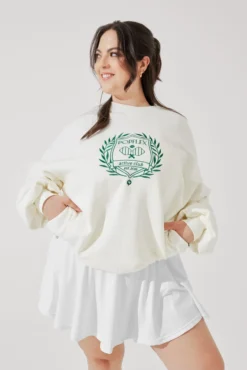 Popflex Active Club Cloud Crewneck Sweater - Cream -Popflex Store CloudCrewSweater Cream E1015 3077 Edit