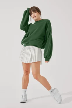 Cloud Crewneck Sweater - Fern Green 21 Cloud Crewneck Sweater - Fern Green -Popflex Store CloudCrewSweater FernGreen E1015 4283 Edit Edit
