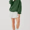 Cloud Crewneck Sweater - Fern Green