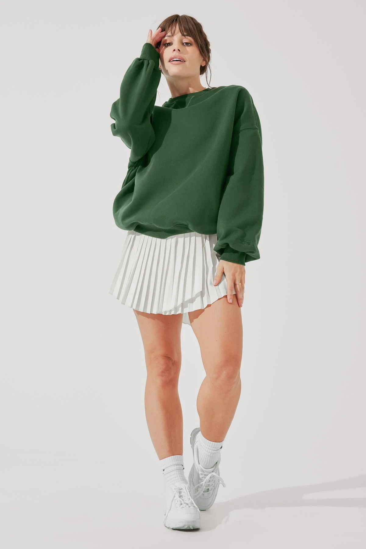 Cloud Crewneck Sweater - Fern Green 1 Cloud Crewneck Sweater - Fern Green