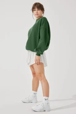 Cloud Crewneck Sweater - Fern Green 25 Cloud Crewneck Sweater - Fern Green -Popflex Store CloudCrewSweater FernGreen E1015 4307 Edit Edit