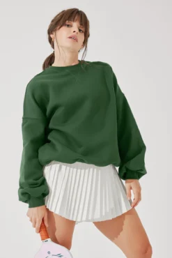 Cloud Crewneck Sweater - Fern Green 28 Cloud Crewneck Sweater - Fern Green -Popflex Store CloudCrewSweater FernGreen E1015 4319 Edit Edit