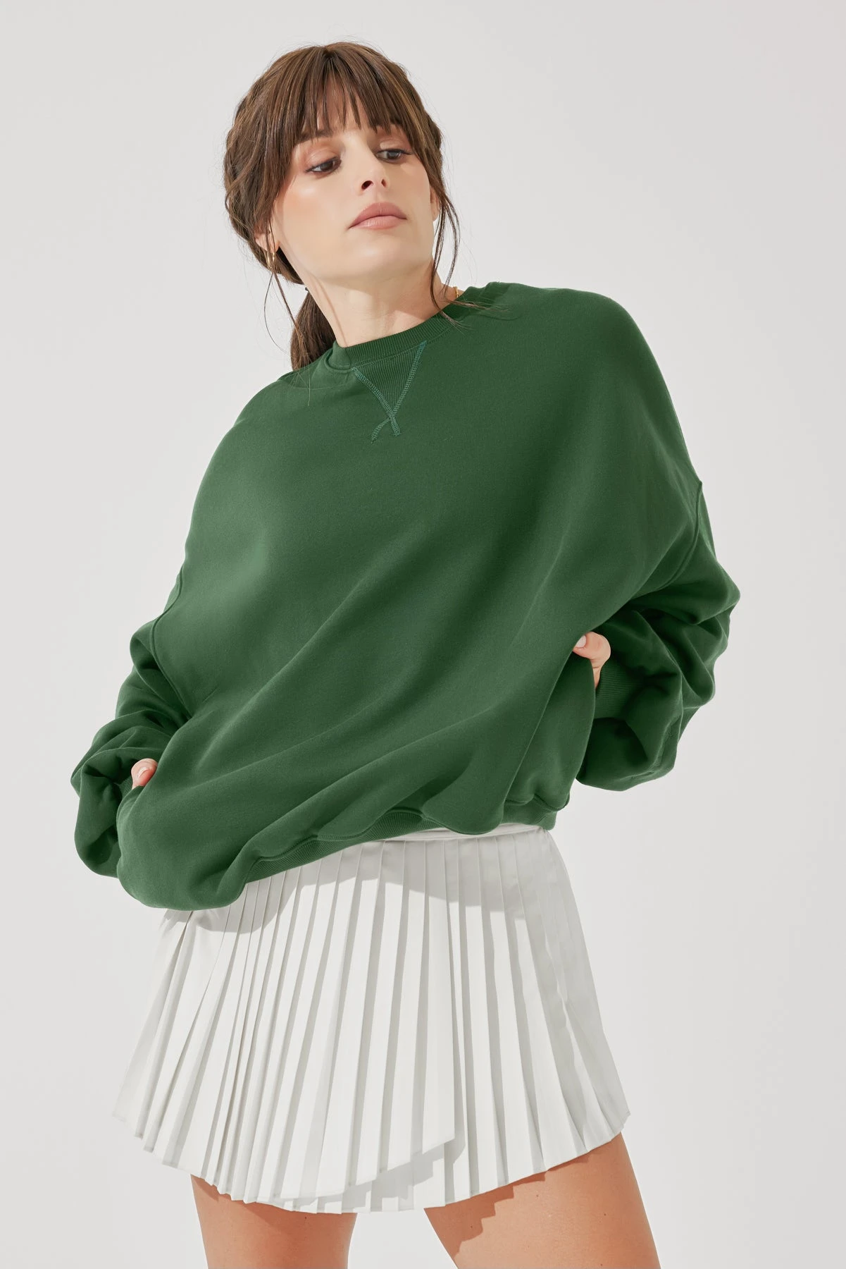 Cloud Crewneck Sweater - Fern Green 13 Cloud Crewneck Sweater - Fern Green - Image 13