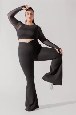 Coquette Long Sleeve Mesh Bra - Black -Popflex Store CoquetteLongSleeveMeshBra Black 1032 0005 Edit