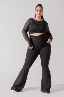 Coquette Long Sleeve Mesh Bra - Black -Popflex Store CoquetteLongSleeveMeshBra Black 1032 0008 Edit