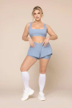 Corset Bra - Blue Storm -Popflex Store CorsetBra Blue Storm 1021 03408