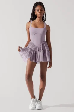 Corset Pirouette Dress - Dusty Mauve -Popflex Store CorsetPirouetteDress DustyMauve F1000 0002 Edit