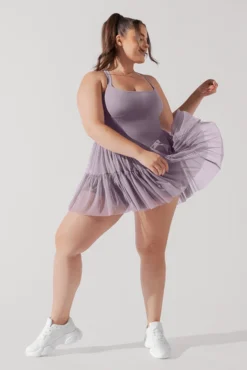 Corset Pirouette Dress - Dusty Mauve -Popflex Store CorsetPirouetteDress DustyMauve F1000 00071 Edit