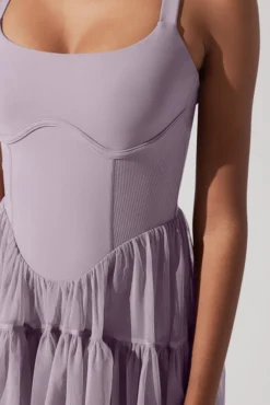 Corset Pirouette Dress - Dusty Mauve -Popflex Store CorsetPirouetteDress DustyMauve F1000 0081 Edit