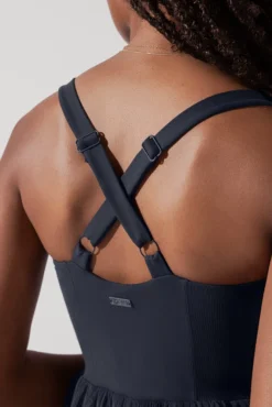 Corset Pirouette Dress - Smoky Navy -Popflex Store CorsetPirouetteDress SmokyNavy F1000 0115 Edit