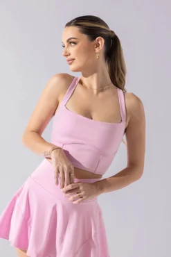 Daphne Corset Crop Top - Bubblegum -Popflex Store Daphne Corset Crop Top Bubblegum 1047 1840 Editcopy