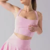 Daphne Corset Crop Top - Bubblegum