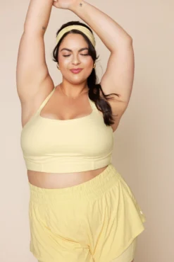 Daphne Corset Crop Top - Buttercream