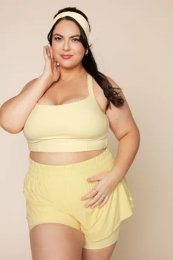 Daphne Corset Crop Top - Buttercream -Popflex Store DaphneCorsetCropTop FrenchButtercream 1047 02260 Edit