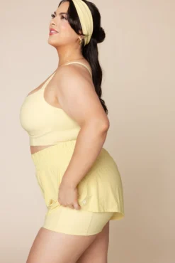 Daphne Corset Crop Top - Buttercream -Popflex Store DaphneCorsetCropTop FrenchButtercream 1047 02270 Edit