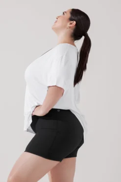 Daring Deep V Tee - White -Popflex Store DaringDeepVTee White B1025 1886 Edit