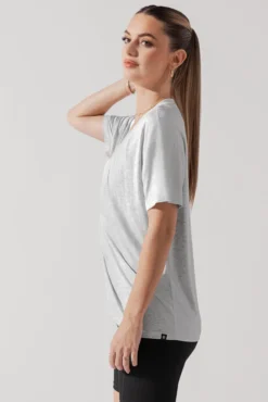Daring Deep V Tee - Heather Grey -Popflex Store DarlingDeepVTee HeatherGrey B1025 0035 Edit 11363b59 bbd1 408f a9f0 99e956730d80