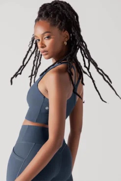 Energy Half Zip Crop Top (Ribbed) - Navy 11 Energy Half Zip Crop Top (Ribbed) - Navy -Popflex Store ENERGYRIBBEDCROPBRAWHALFZIPNAVY1012 0049 Edit 1