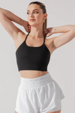 Flexy Crop Top - Black -Popflex Store FlexyCrop Black A1010 0673 Edit