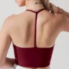 Flexy Crop Top - Crimson