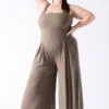Go With The Flow Jumpsuit - Leafless Tree