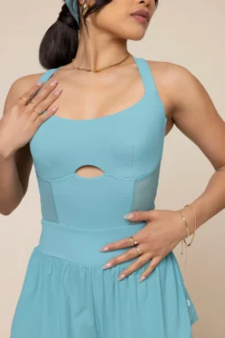 Supershort™ Runsie - Oasis -Popflex Store Headband L1009 RuffleShort Oasis 4017 02056 scaled