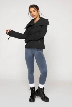 Heart Racer Moto Jacket - Black -Popflex Store HeartRacerJacket Black E1002 02425