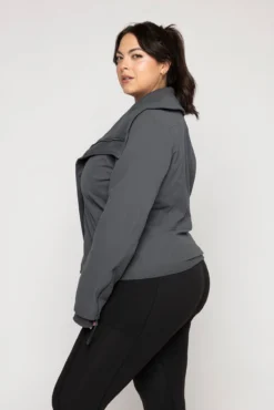 Heart Racer Moto Jacket - Raincloud -Popflex Store HeartRacerJacket Raincloud E1002 02272