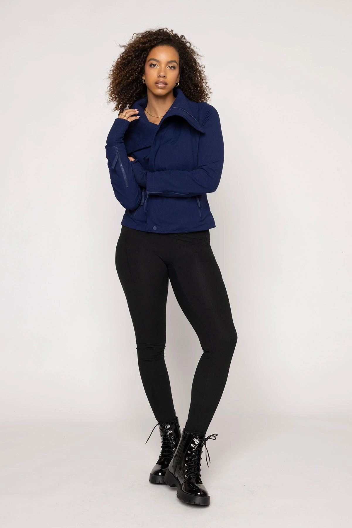 Heart Racer Moto Jacket - True Blue 7 Heart Racer Moto Jacket - True Blue - Image 7