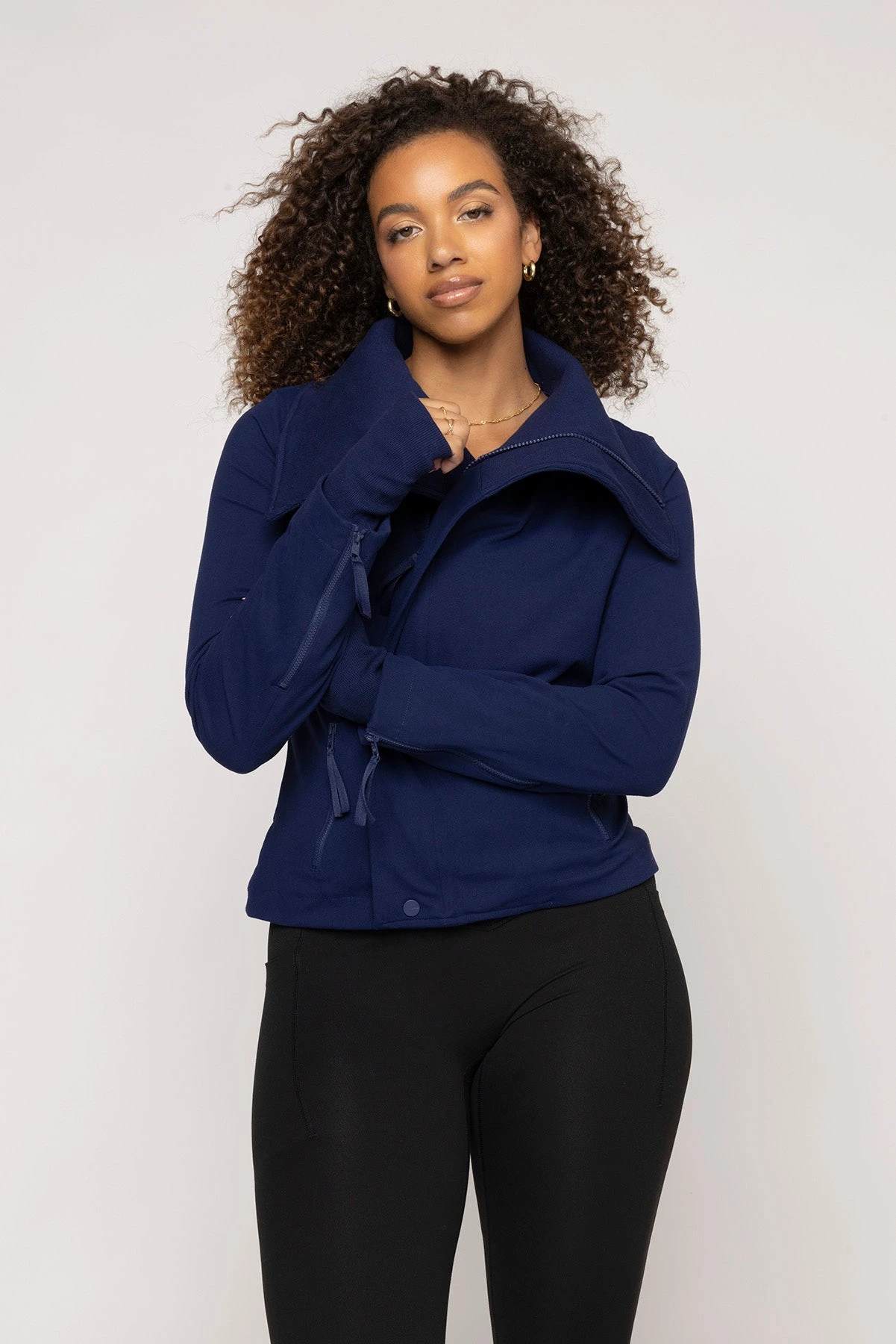 Heart Racer Moto Jacket - True Blue 9 Heart Racer Moto Jacket - True Blue - Image 9