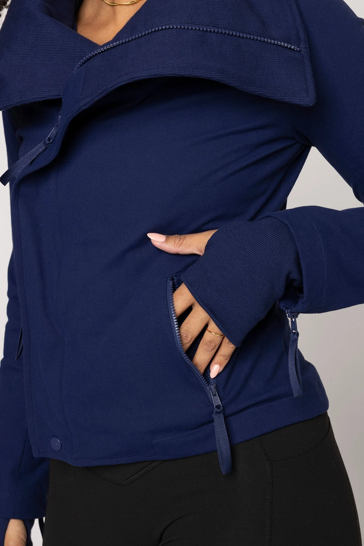 Heart Racer Moto Jacket - True Blue 5 Heart Racer Moto Jacket - True Blue - Image 5