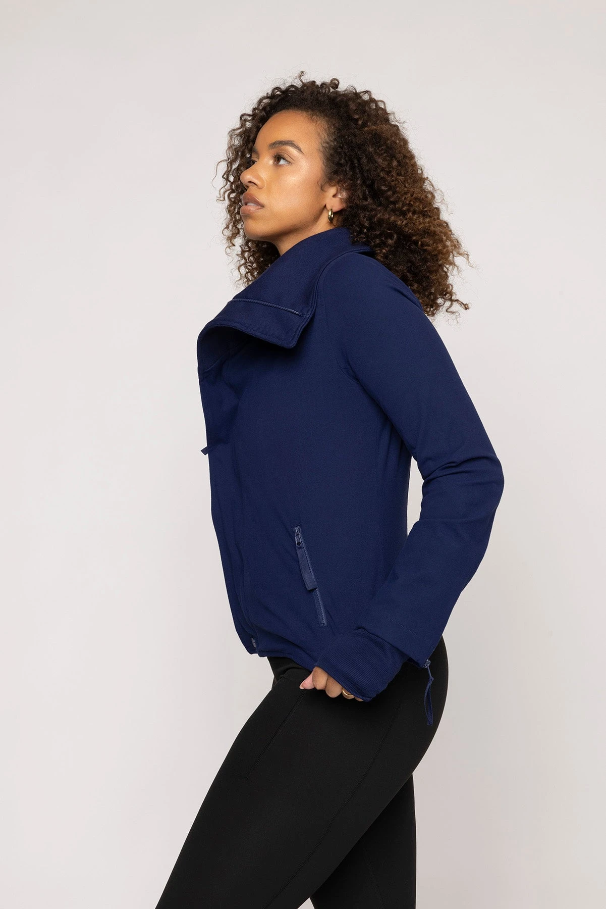 Heart Racer Moto Jacket - True Blue 2 Heart Racer Moto Jacket - True Blue - Image 2